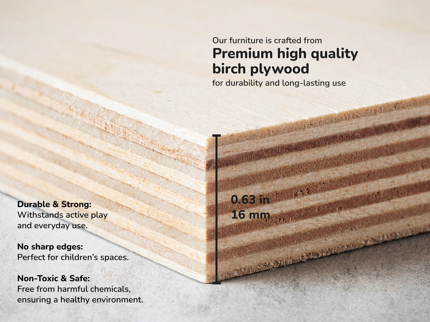 Wooden dollhouse bookshelf – open storage for toys, books & imaginative play